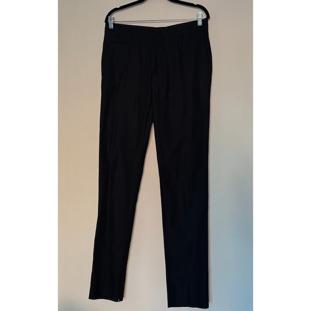 Roberto Cavalli Black Trousers Cotton-Viscose Blend Size 48